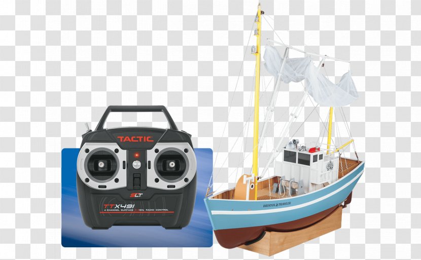 Radio-controlled Boat Fishing Trawler Radio Control Sailboat - Propeller Transparent PNG
