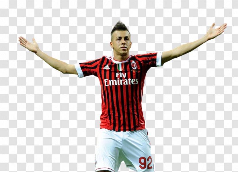 A.C. Milan Italy National Football Team A.S. Roma 2017–18 Serie A - Arm Transparent PNG