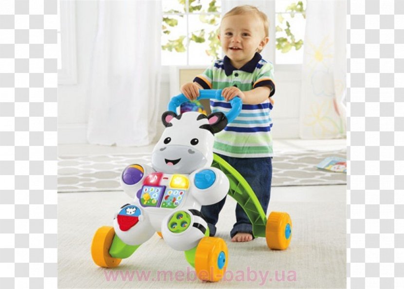 Fisher-Price Learn With Me Zebra Walker Educational Toys Infant - Toy Transparent PNG