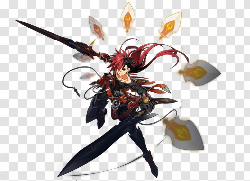 Elsword EVE Online Massively Multiplayer Role-playing Game Video - Elesis - Swordsman Transparent PNG