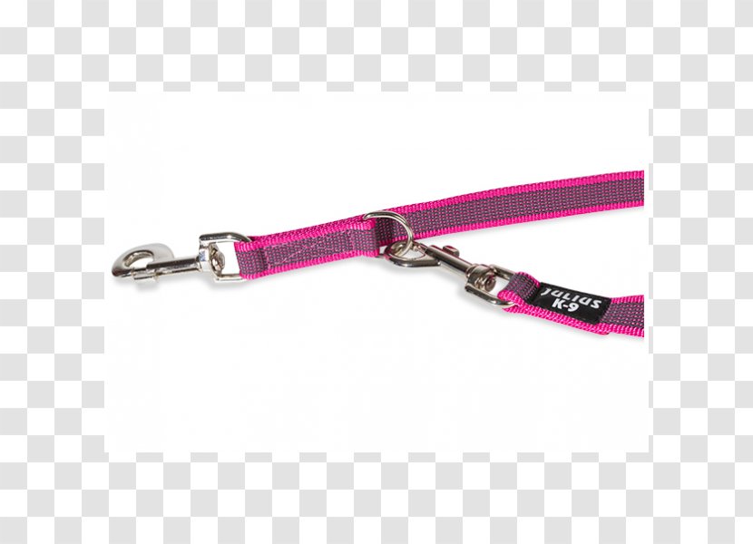 Leash Police Dog Pink Collar - Horse Harnesses Transparent PNG