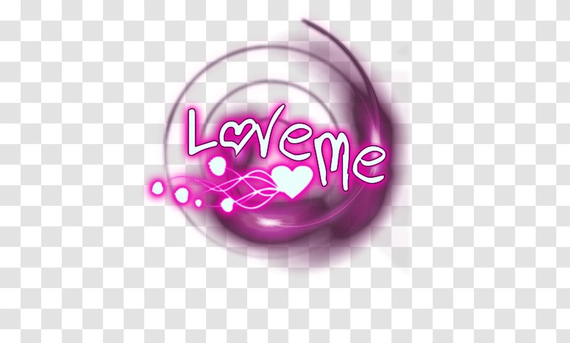 Image Editing Photography Text - Purple - I Love You Transparent PNG