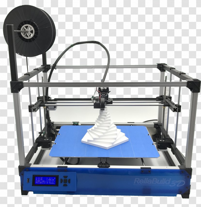 3D Printing Printer ReliaBuild Extrusion Machine - 3d Transparent PNG