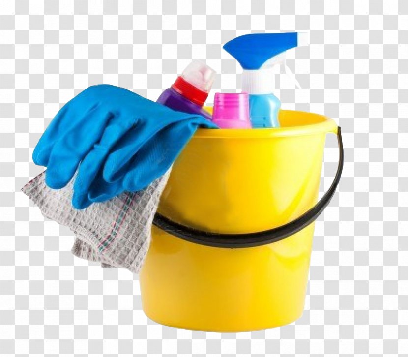 Commercial Cleaning Cleaner Maid Service Bucket - Yellow - Services Transparent PNG
