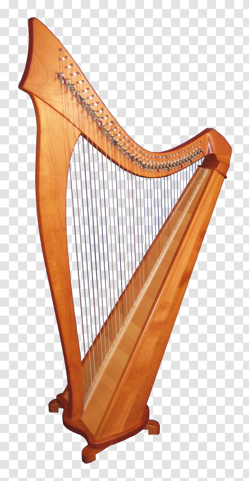 Celtic Harp Musical Instruments Lyre Konghou - Watercolor Transparent PNG