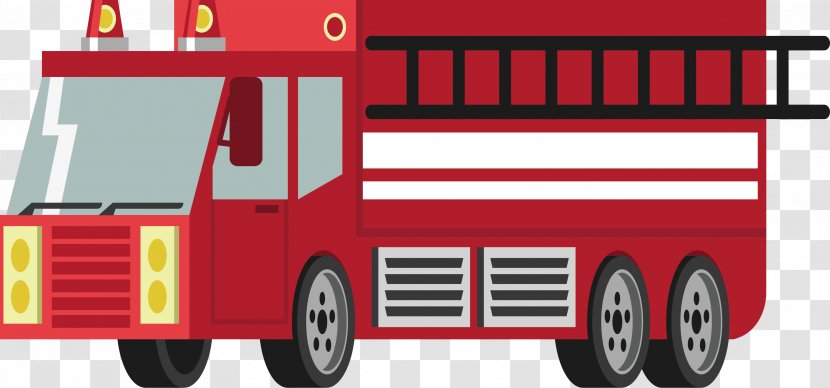 Fire Engine Conflagration Car Icon - Transport - Truck Transparent PNG