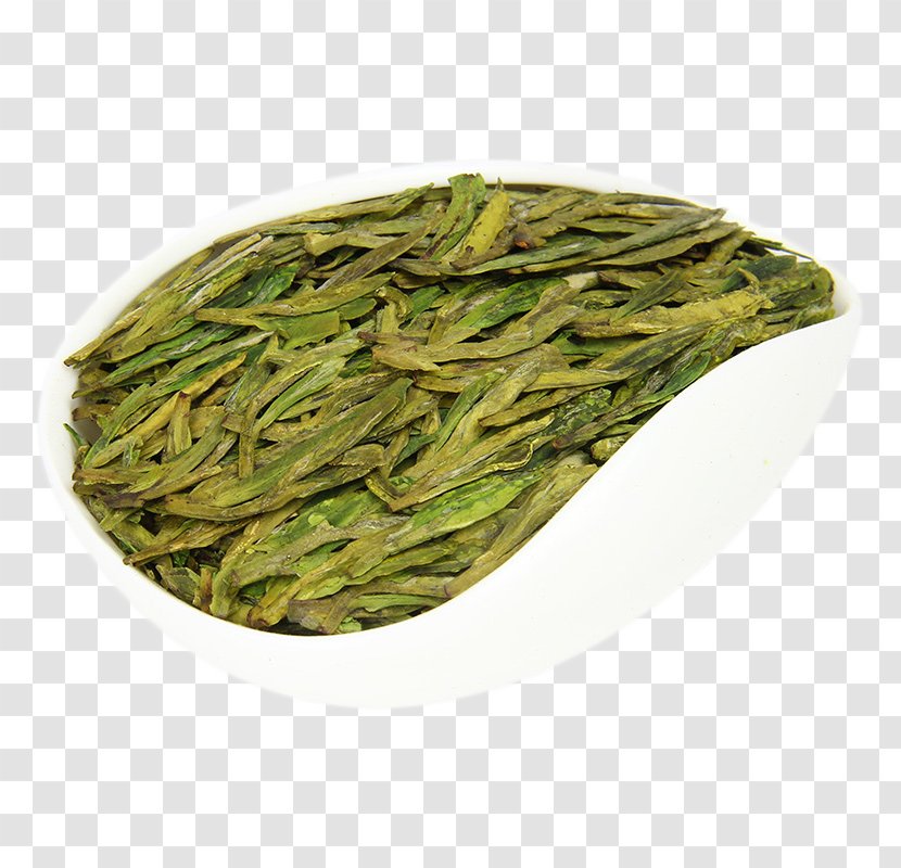 Longjing Tea Longjing, Hangzhou Sencha Green - Dianhong - White Bowl Transparent PNG