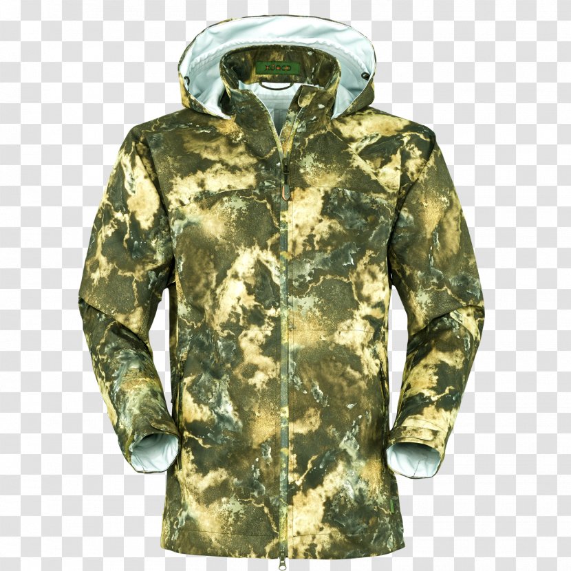 Jacket Hood Hunting Clothing Pants - Raincoat - Woodland Transparent PNG