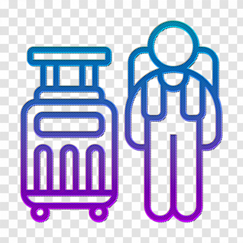 Luggage Icon Tourism Icon Hotel Services Icon Transparent PNG