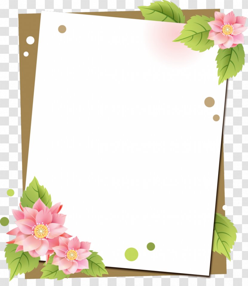 Wedding Invitation Paper Greeting & Note Cards Picture Frames Gift - Flower Arranging - A4 Transparent PNG