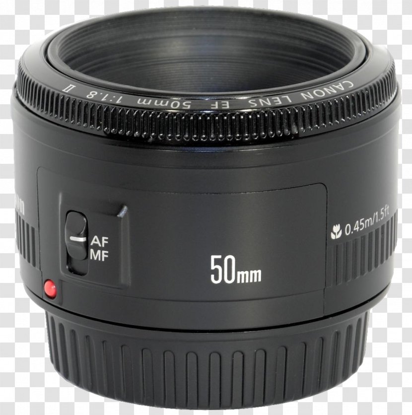Canon EOS EF Lens Mount 50mm F/1.8 STM Camera - Ef Transparent PNG