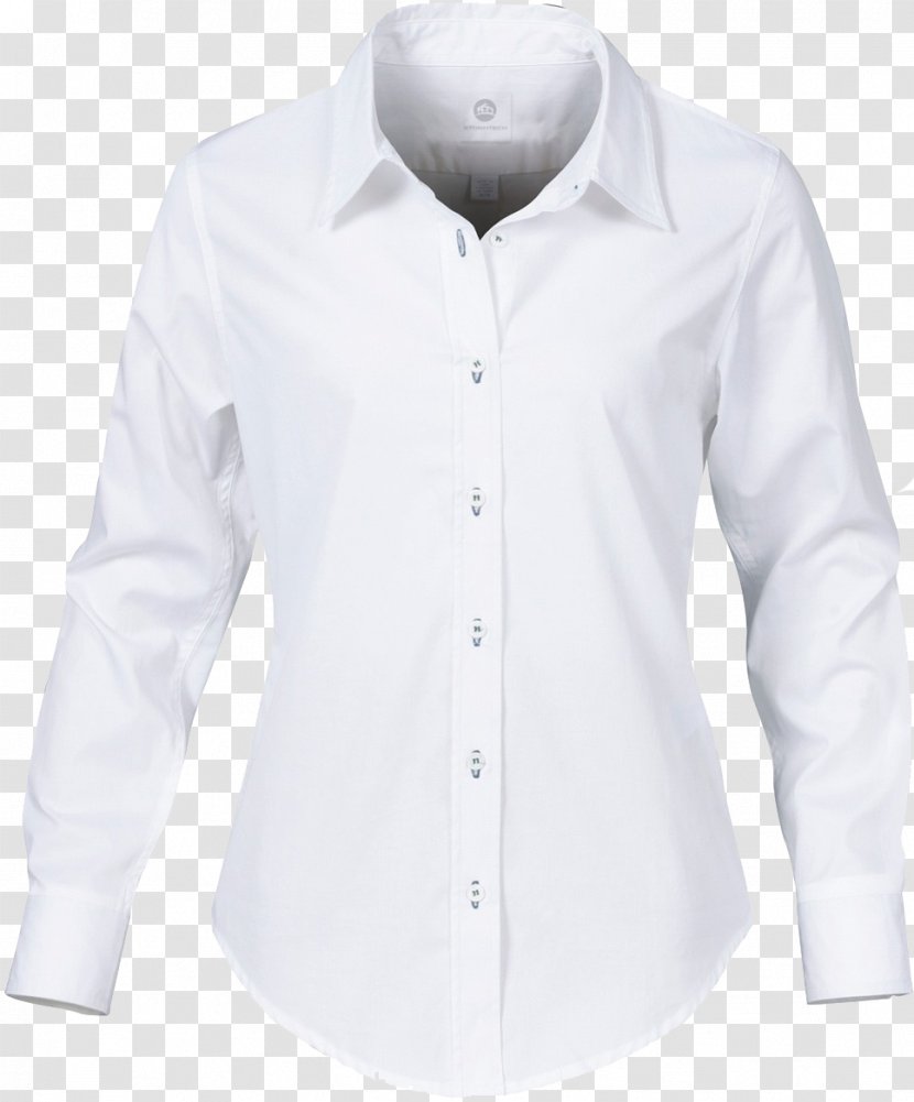 T-shirt Dress Shirt Collar Sleeve - Button Transparent PNG