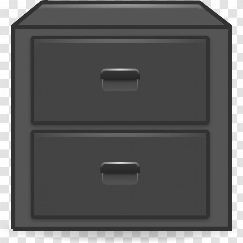 Drawer File Cabinets Furniture - Black - Manager Transparent PNG