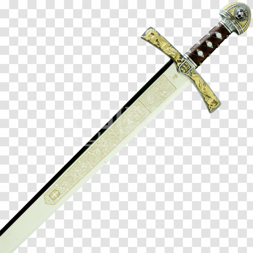King Arthur Knightly Sword Middle Ages Excalibur - Cold Weapon Transparent PNG
