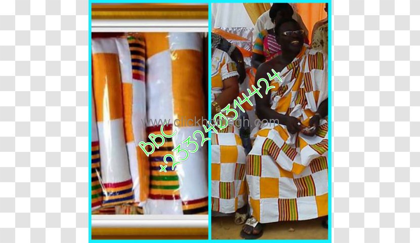 Bonwire Kumasi Kente Cloth Textile - African Fabric Transparent PNG