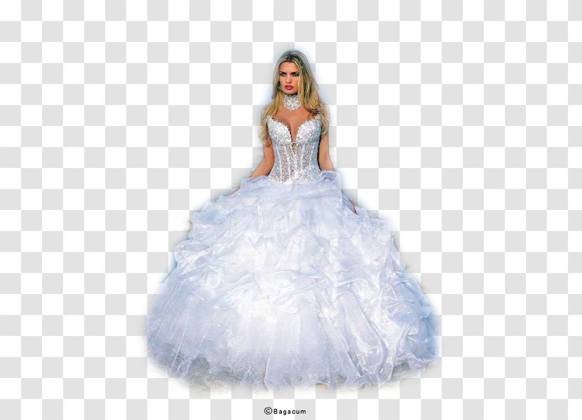 Wedding Dress Gown Skirt Bride - Cartoon Transparent PNG