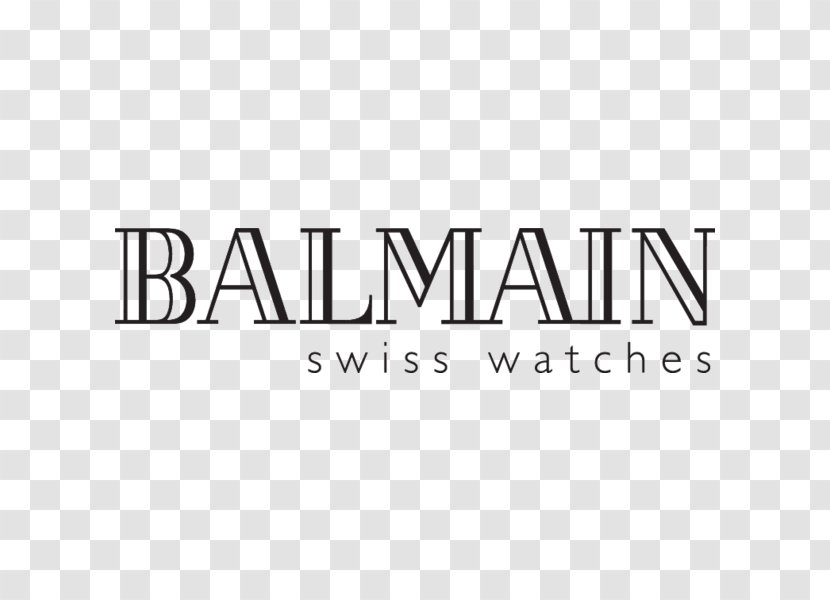 Balmain Watch Saint-Imier Fashion Haute Couture - Text Transparent PNG