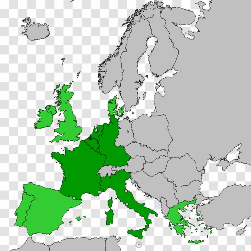 Schengen Area United States Member State Of The European Union - Map Transparent PNG