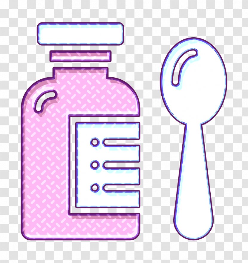 Healthcare Icon Hospital Medical - Plastic Bottle Violet Transparent PNG