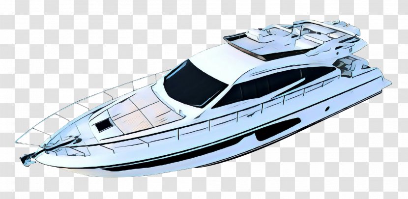 Ship Cartoon - Superyacht - Radiocontrolled Boat Boating Transparent PNG