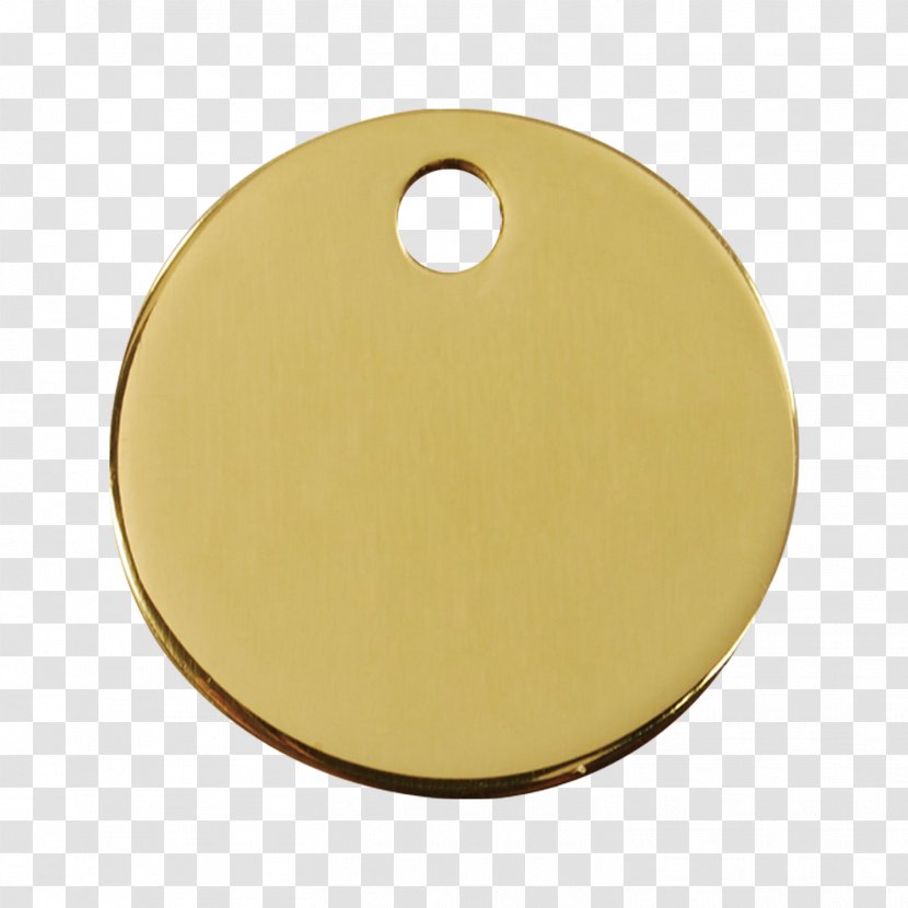 Brass Dog Dingo Pet Tag Material - Lg Transparent PNG