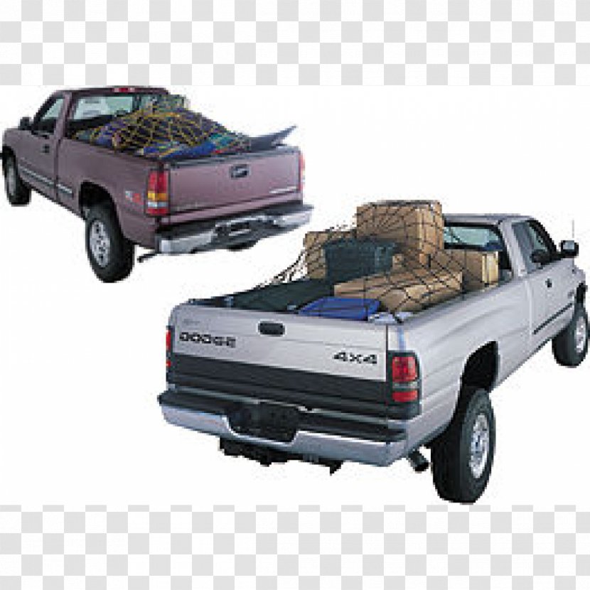 Pickup Truck Cargo Net Bed - Model Car - Pick Up Transparent PNG