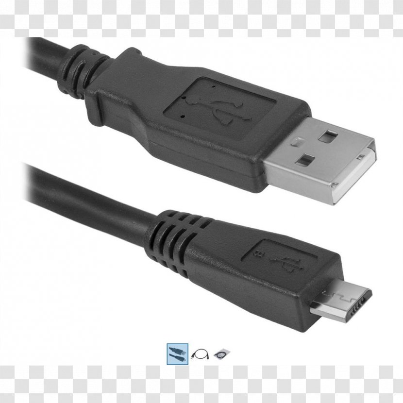 Electrical Cable USB 3.0 Data USB-C - Usb - Micro Transparent PNG