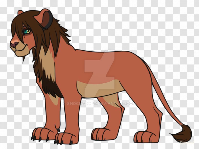 Lion Big Cat Mammal Horse - Canidae Transparent PNG