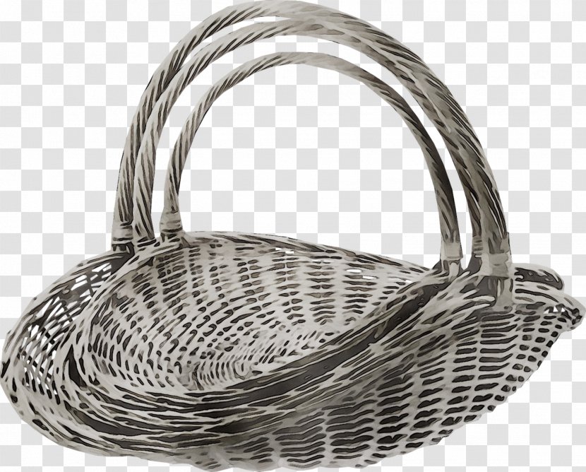Silver Product Design Basket - Bag Transparent PNG