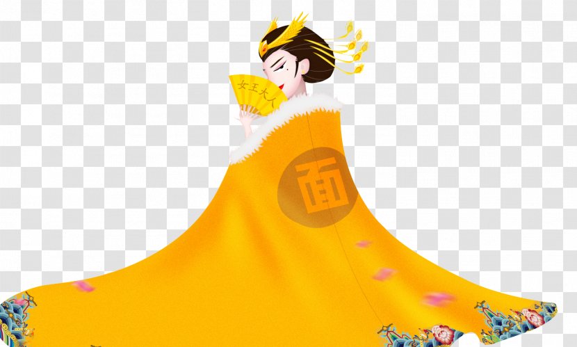 Cartoon Animation Illustration - Drawing - Robe Queen Adults Transparent PNG