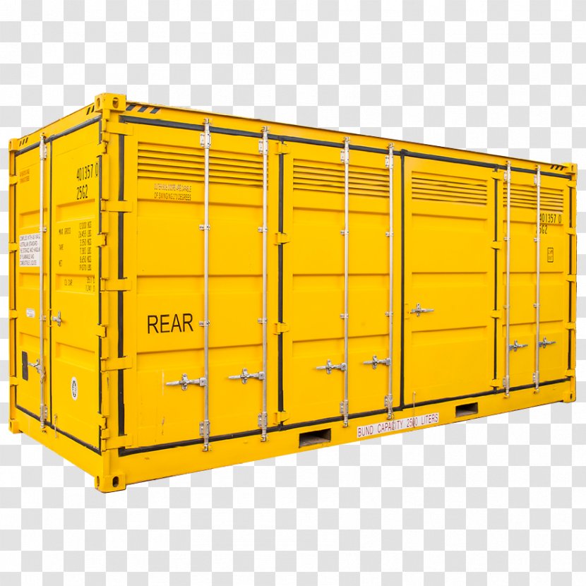 Shipping Containers Intermodal Container Cargo Freight Transport - Machine Transparent PNG