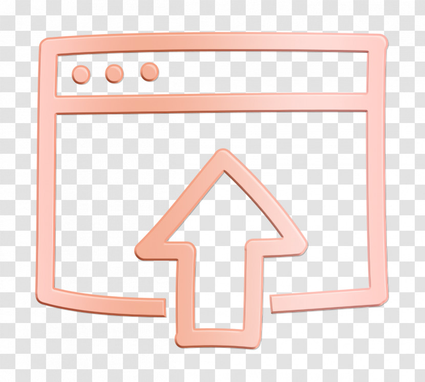Upload Icon Hand Drawn Icon Upload File Hand Drawn Interface Symbol Icon Transparent PNG
