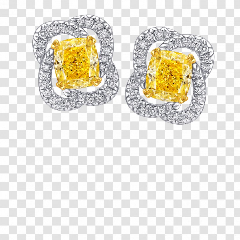 Earring Jewellery Diamond Carat Necklace - Gemstone - (2) Transparent PNG