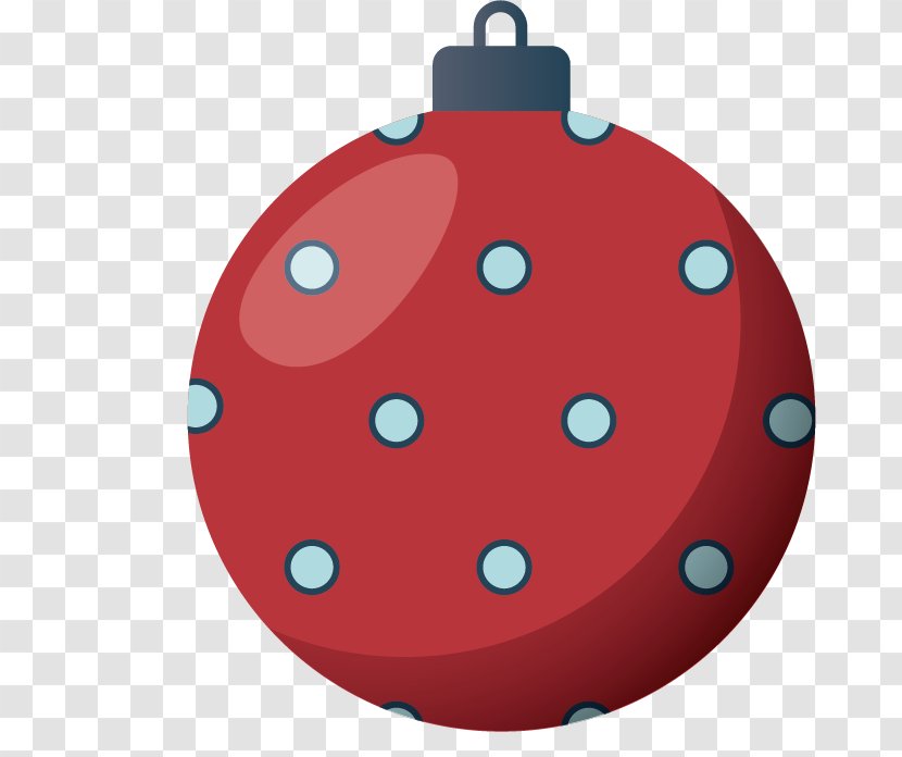 Red Christmas Ornament - Designer - Ball Pattern Transparent PNG