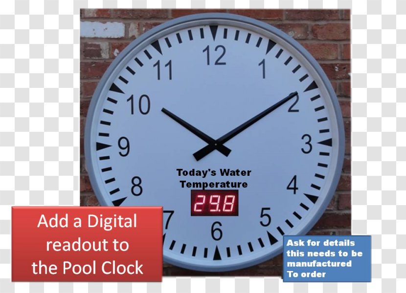 Alarm Clocks Hot Tub Swimming Pool Clock Face - Digital Transparent PNG