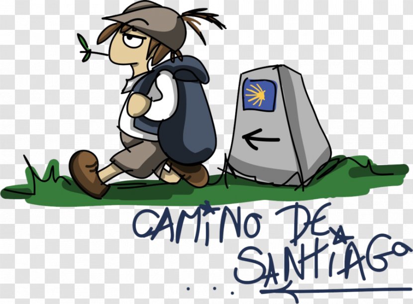 Camino De Santiago Pilgrimage Clip Art - Fictional Character Transparent PNG