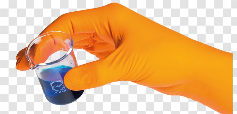 Medical Glove Orange Laboratory Schutzhandschuh - Tear Resistance Transparent PNG