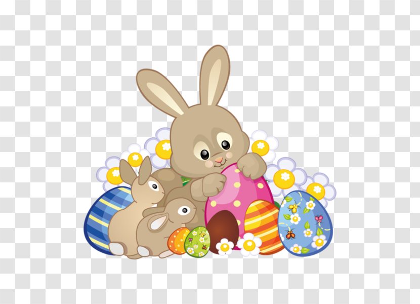 Easter Bunny Hare Domestic Rabbit Clip Art - Royaltyfree - Cute Transparent PNG