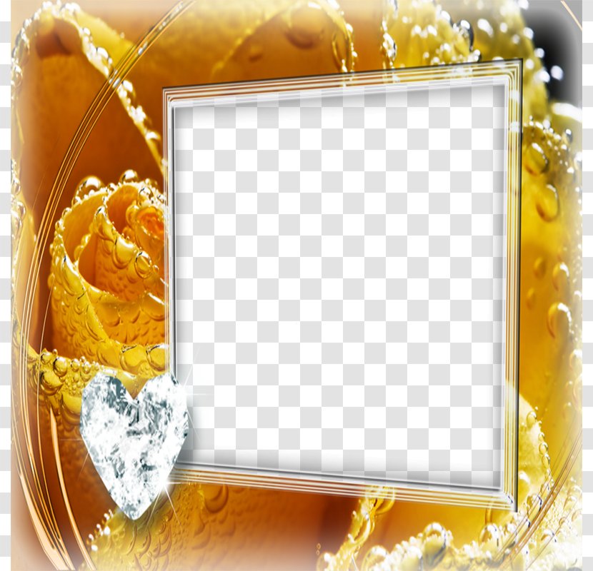 Gold Computer File - Vecteur - Frame Transparent PNG