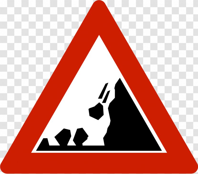 Warning Sign Traffic Rockfall - Fotolia - Rock Transparent PNG