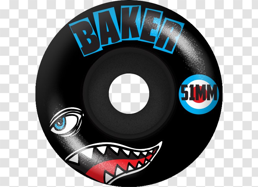 Baker Skateboards Wheel Longboard Tire - Skateboard Transparent PNG