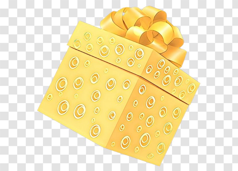 Gift Box Christmas - Cartoon - Yellow Balloon Transparent PNG