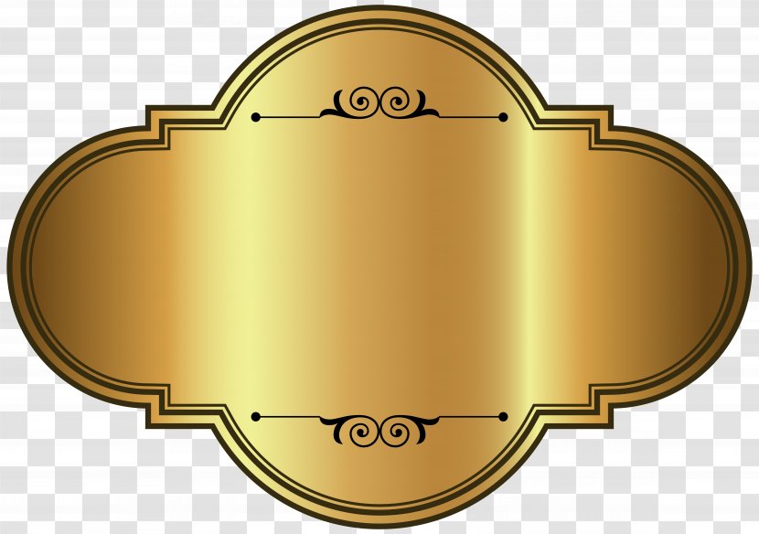 Brass - Oval - Whitelabel Product Transparent PNG