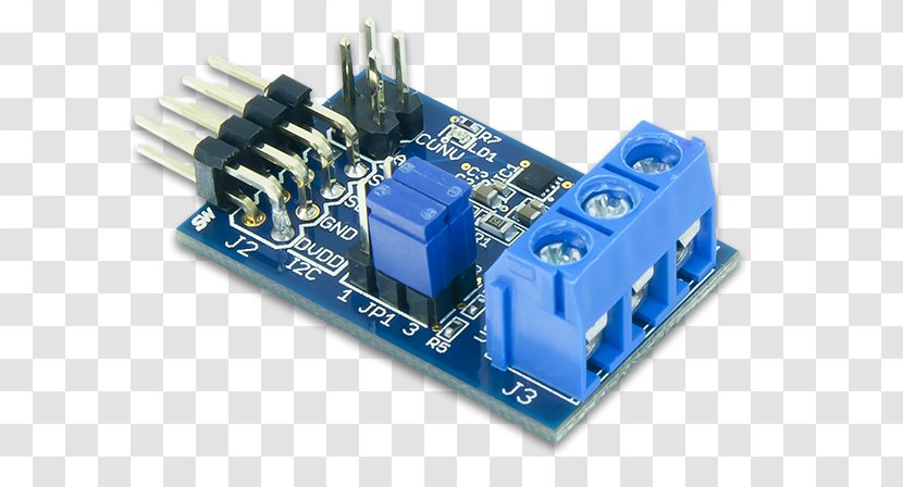Microcontroller Electronics Pmod Interface Electrical Connector Analog-to-digital Converter - Electronic Component Transparent PNG