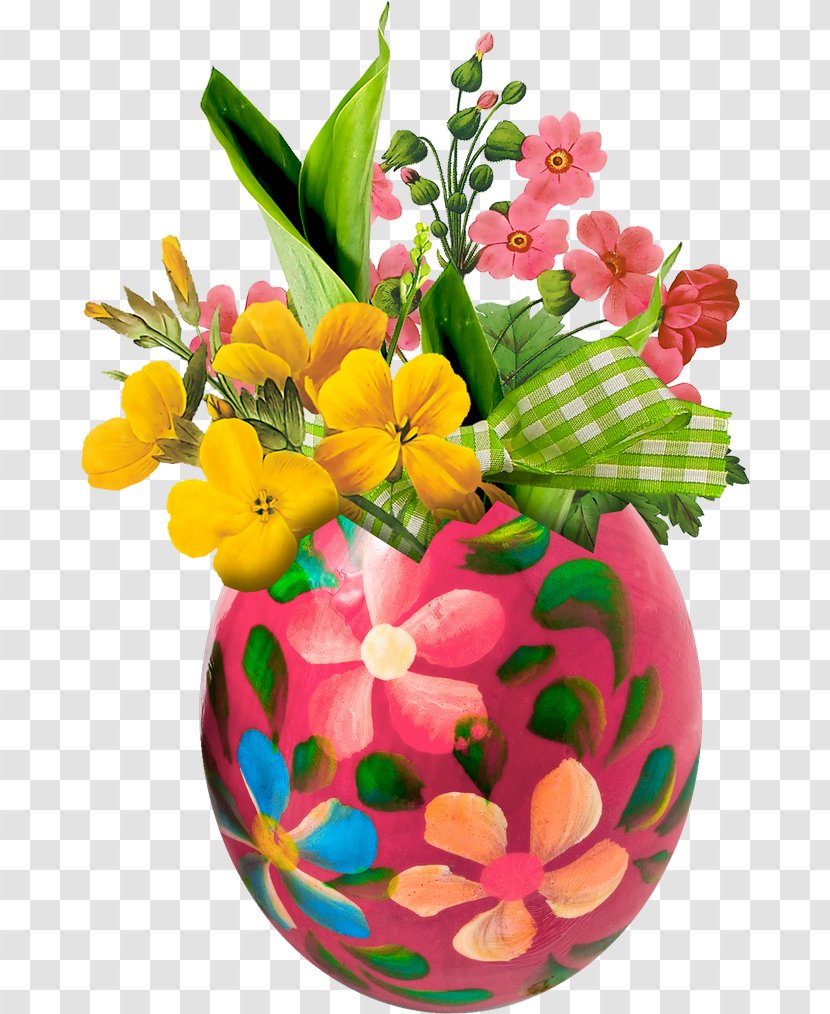 Easter Bunny Egg Basket Image - Sticker Transparent PNG