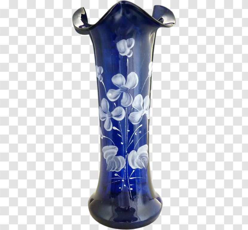 Cobalt Blue Vase - Glass Transparent PNG