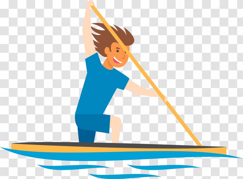 Rowing Clip Art - Area - Man Transparent PNG