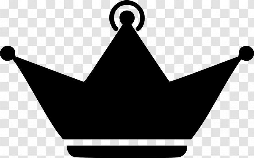Crown Black - Silhouette - Logo Transparent PNG