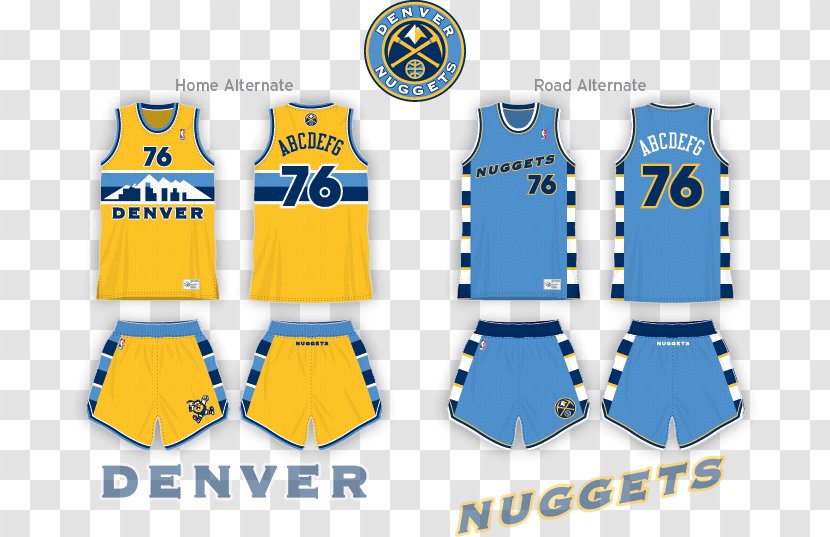 Denver Nuggets San Antonio Spurs Logo Jersey - Concept Transparent PNG