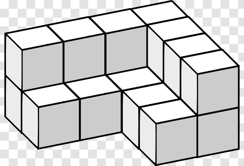 Three-dimensional Space Point Cube Symmetry - Monochrome Transparent PNG